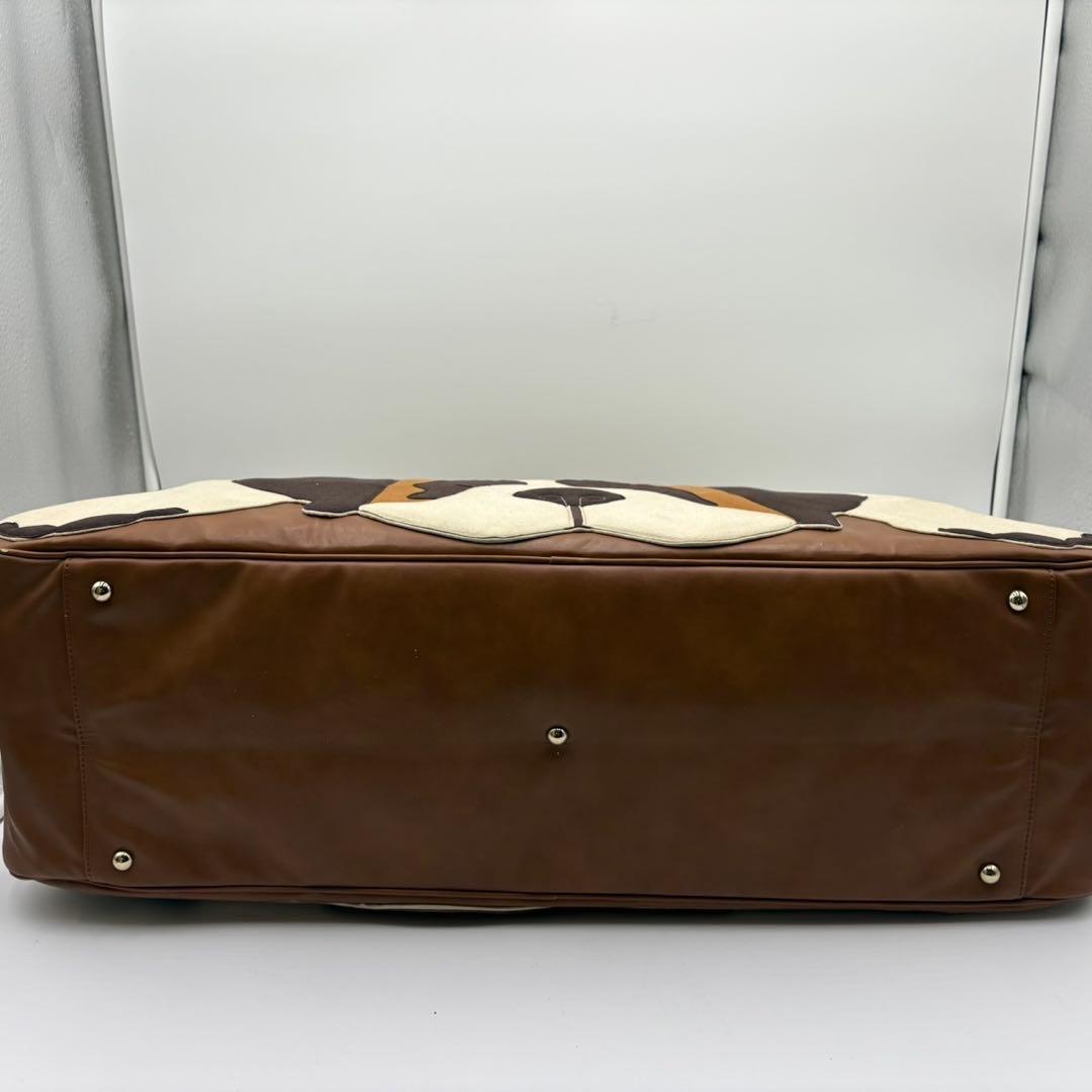 超希少✨キタムラ　セントバーナード　ボストンバッグ　2way トラベル　ポーチ付