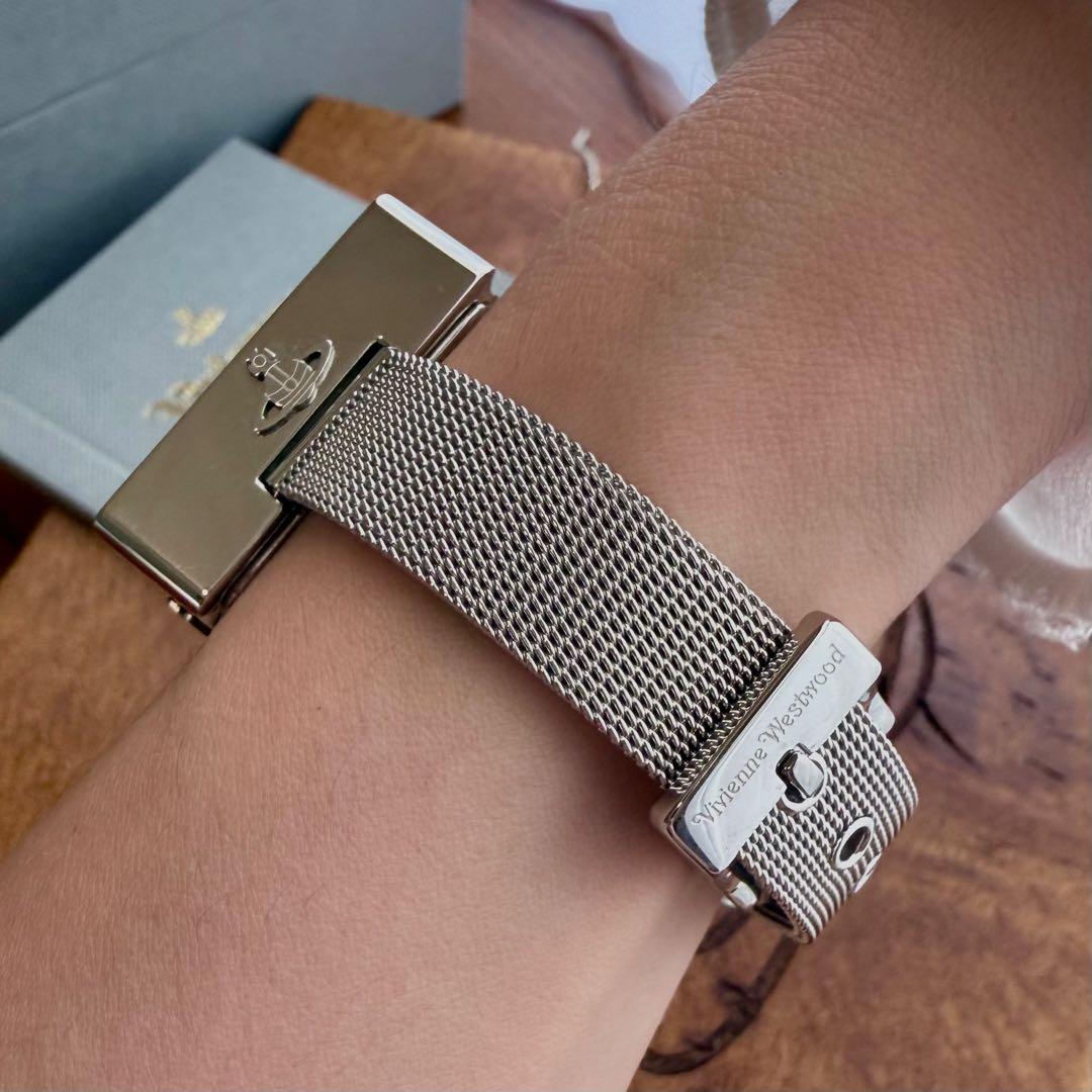 お箱付VivienneWestwood オーブ/クリスタルキューブウォッチ