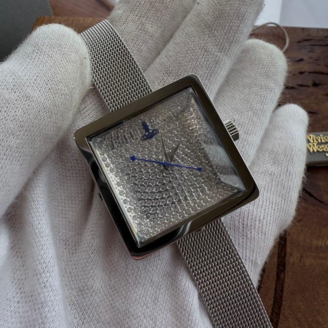 お箱付VivienneWestwood オーブ/クリスタルキューブウォッチ