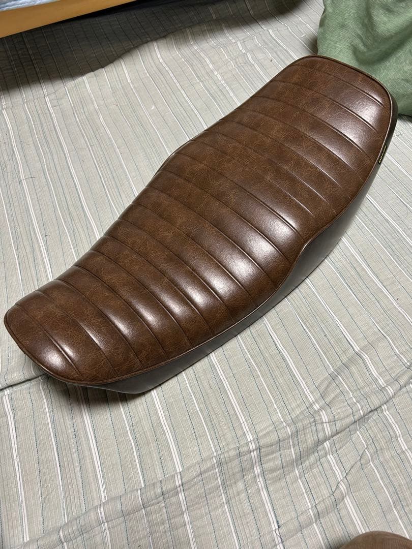 ブラウンストライプシート 取り付け金具付き