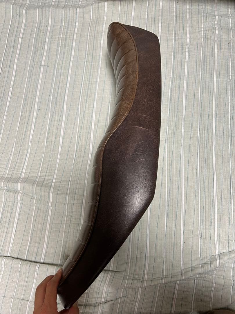 ブラウンストライプシート 取り付け金具付き