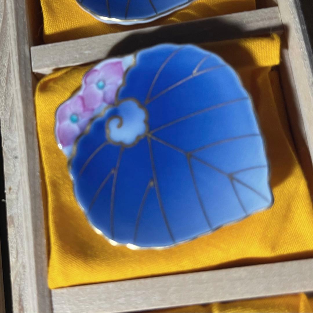 香蘭社　愁海棠　磁藝工房　磁芸工房　箸置き　5点