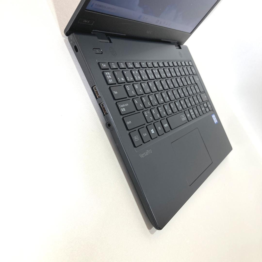 初心者✨スリム・カメラ付き・大容量✨黒✨すぐ使えるノートパソコン◇T432-2