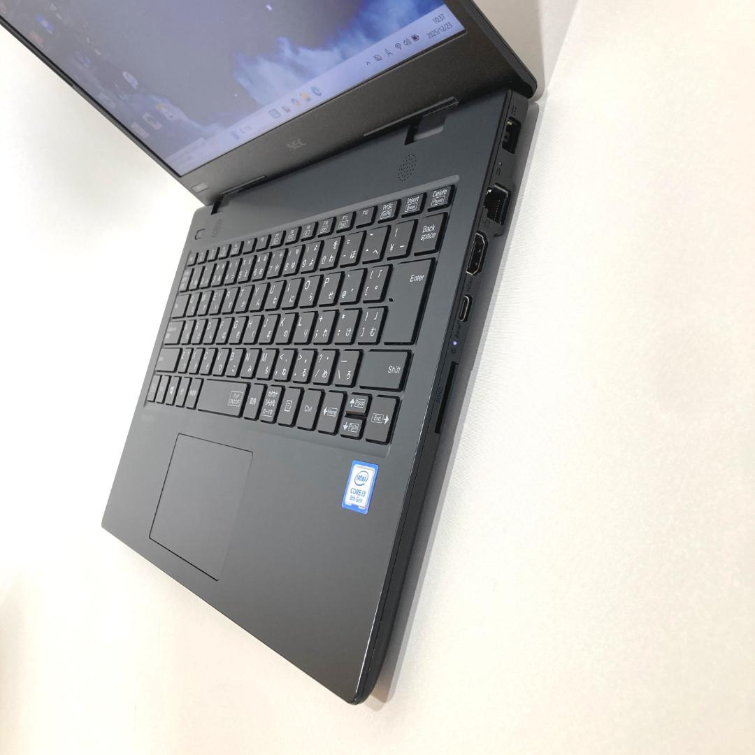 初心者✨スリム・カメラ付き・大容量✨黒✨すぐ使えるノートパソコン◇T432-2