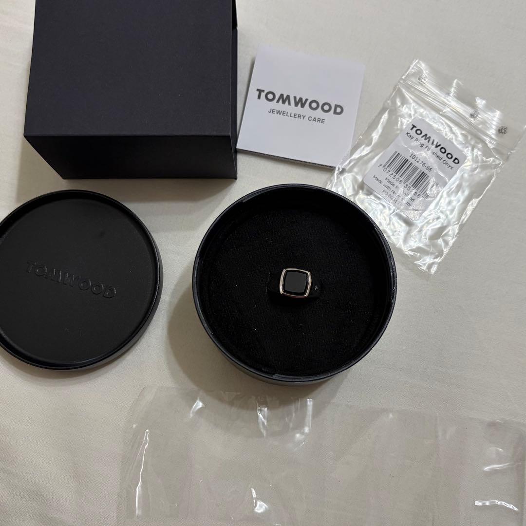 TOMWOOD Kay Ring Polished Onyx (15-16号)