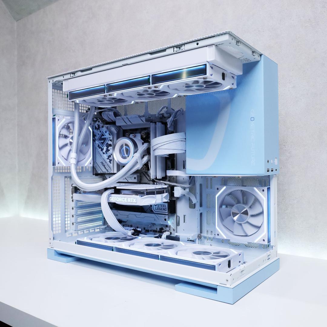 PCケース(自作PC用) Geometric Future Model 5 Pastel Blue