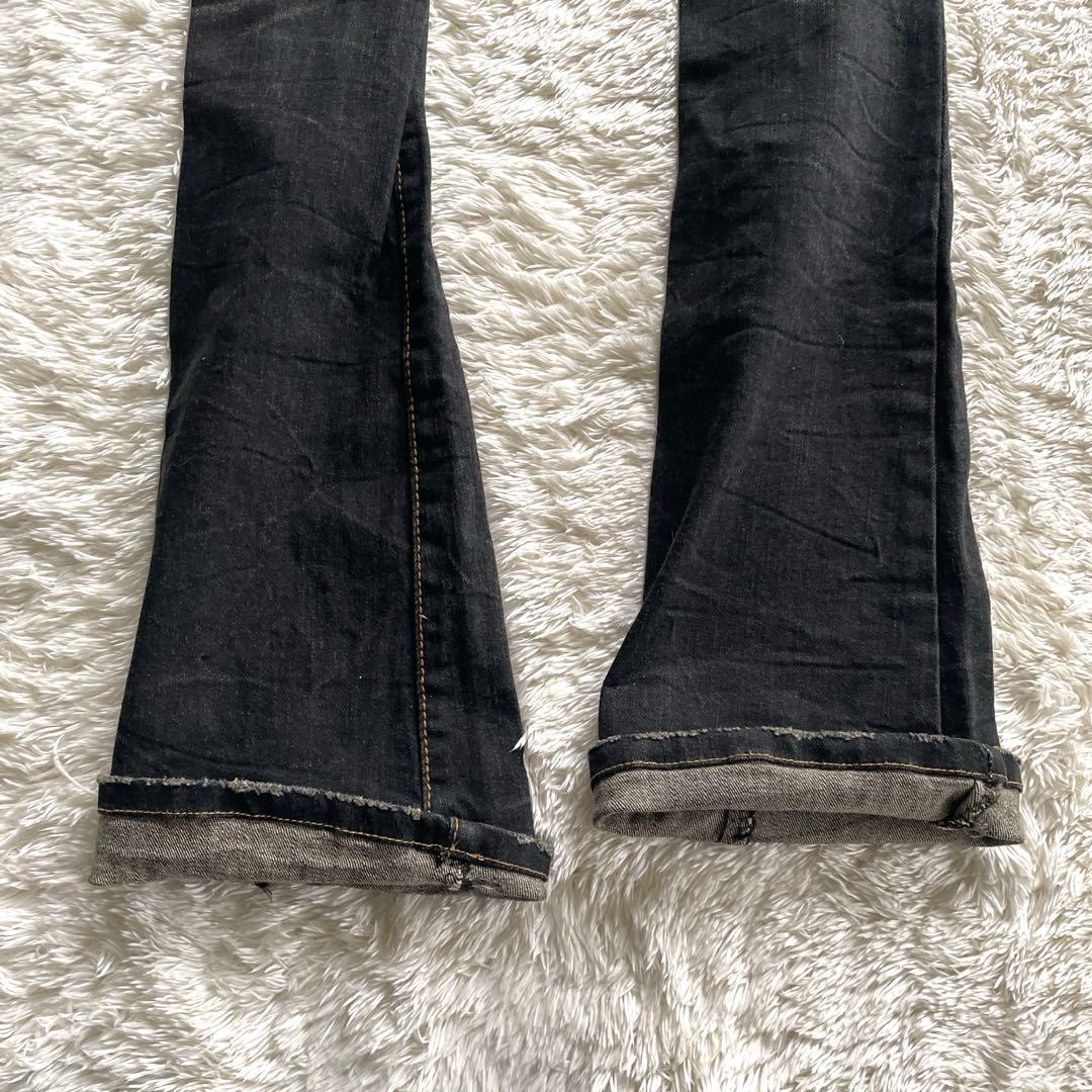 archive Y2K 平成 d.i.a. 金刺繍 ワシ フレアデニム