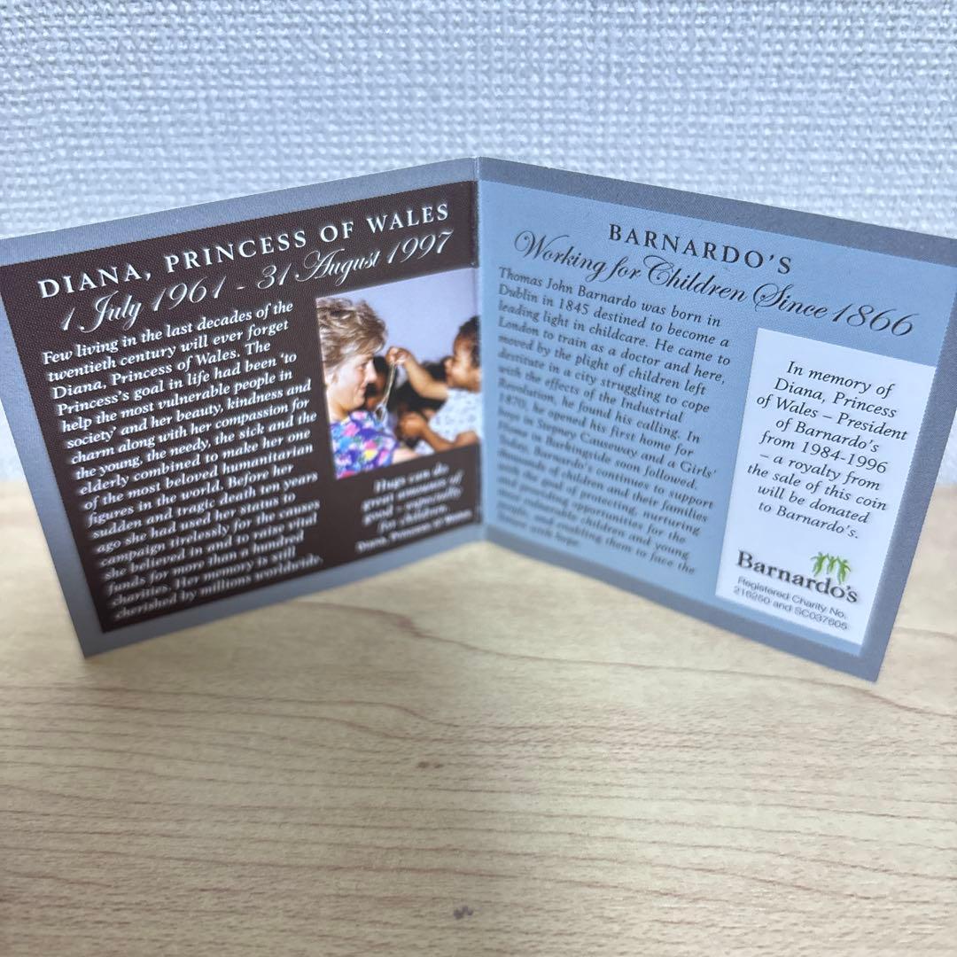 オルダニー　2007年　ダイアナ妃没後10年　1/25オンス金貨 純金　保証書付