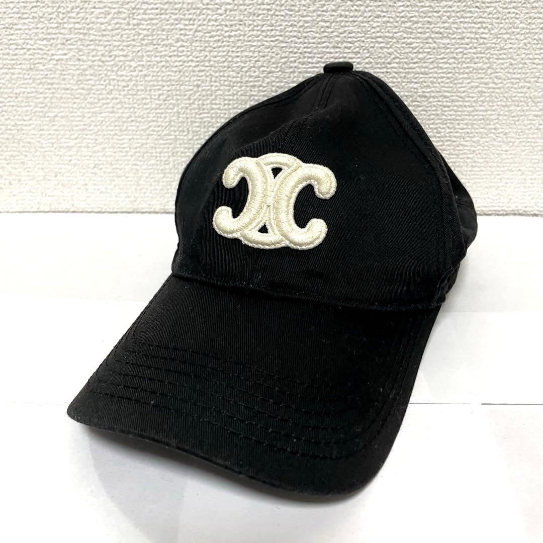 CELINE セリーヌ トリオンフ キャップ ベースボールキャップ 帽子 M