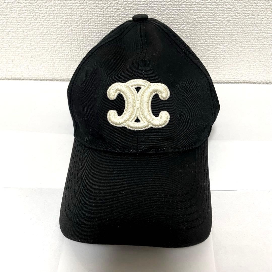 CELINE セリーヌ トリオンフ キャップ ベースボールキャップ 帽子 M