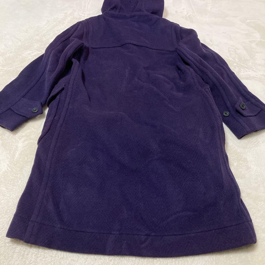 【新品】タグ付き OLD ENGLAND ダッフルコート ヘリンボーン 36 紫