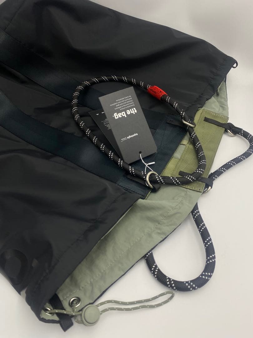 Topologie トポロジー トートバッグ ラージ 大容量 カバン　ブラック