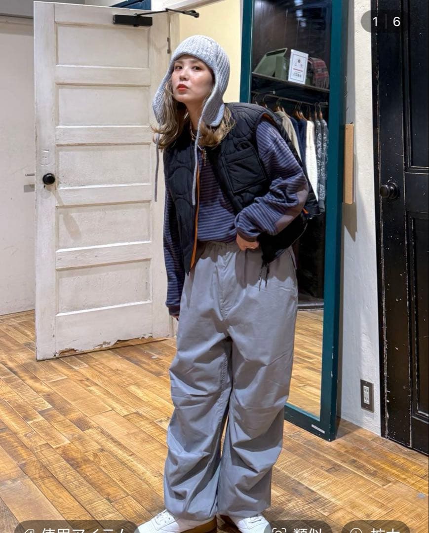 【WILLIAM B.ELIOTT】 リバーシブルキルトベスト ニコアンド