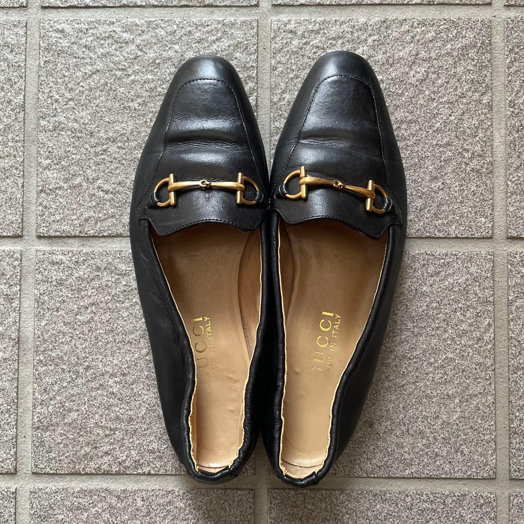 V*e様 GUCCI ブラックローファー サイズ7 シューキーパー付き