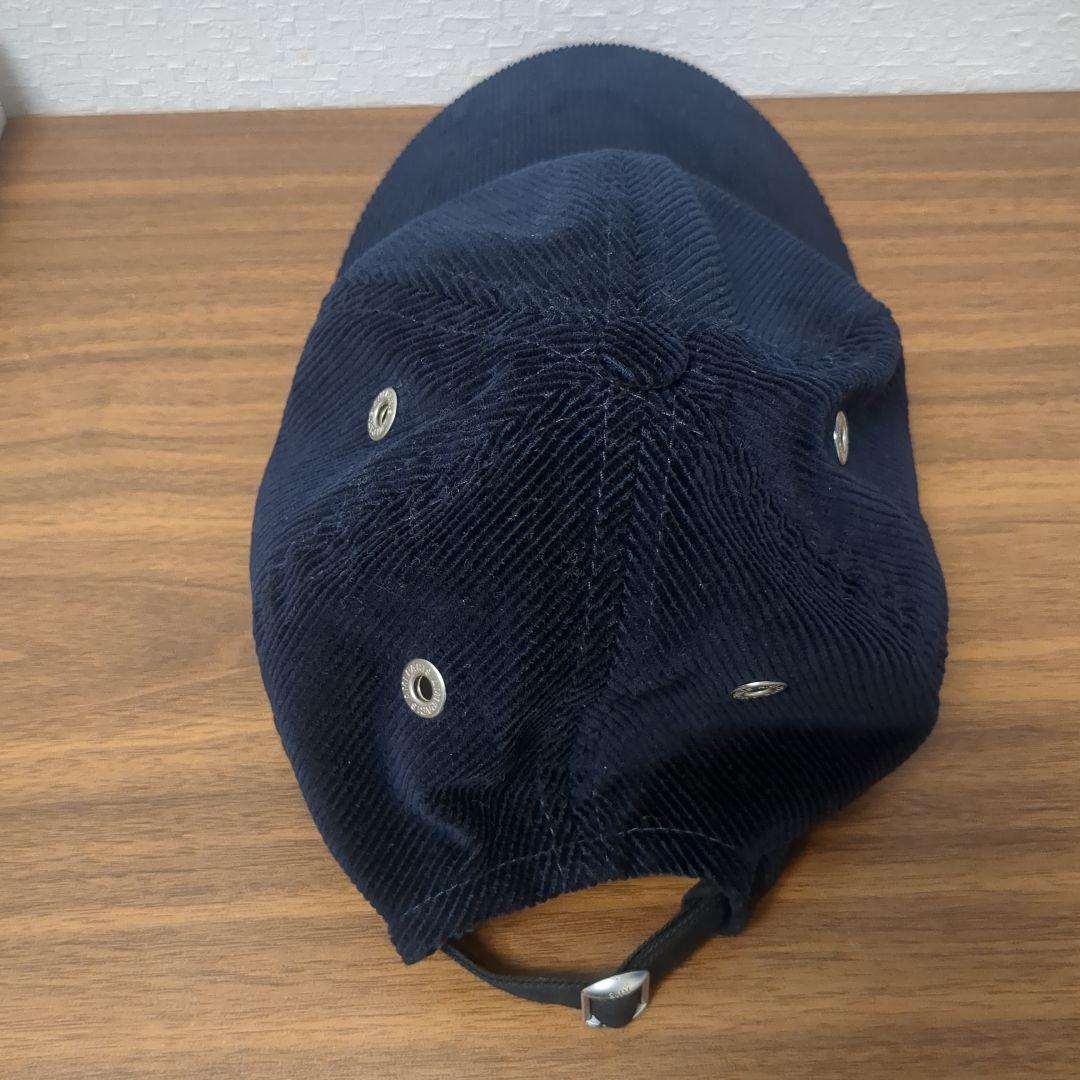 amiparis コーデュロイキャップ ユニセックス 巾着付き　ネイビー