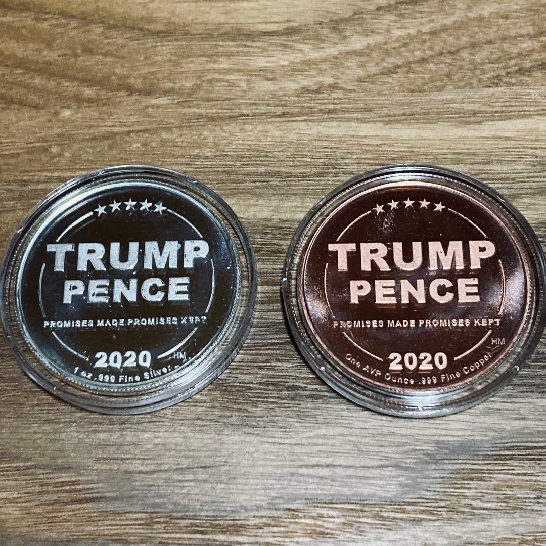 トランプ大統領　1オンス 銀貨　コロナシールド　2020