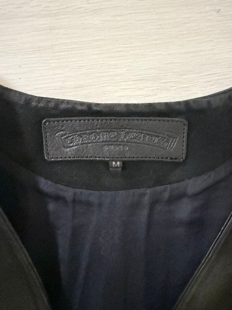 CHROME HEARTS クロムハーツ スエードレザーベスト M オールド