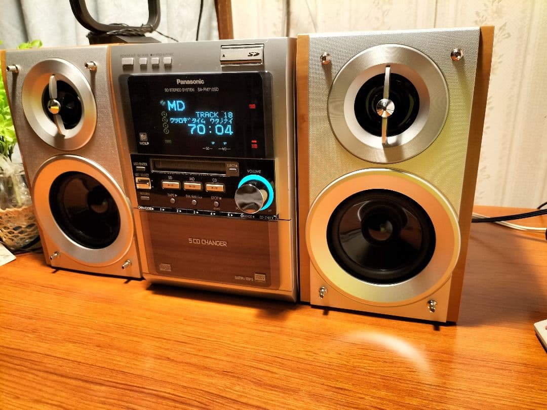 panasonicミニコンポSA-PM710SD取扱い説明書リモコン付き