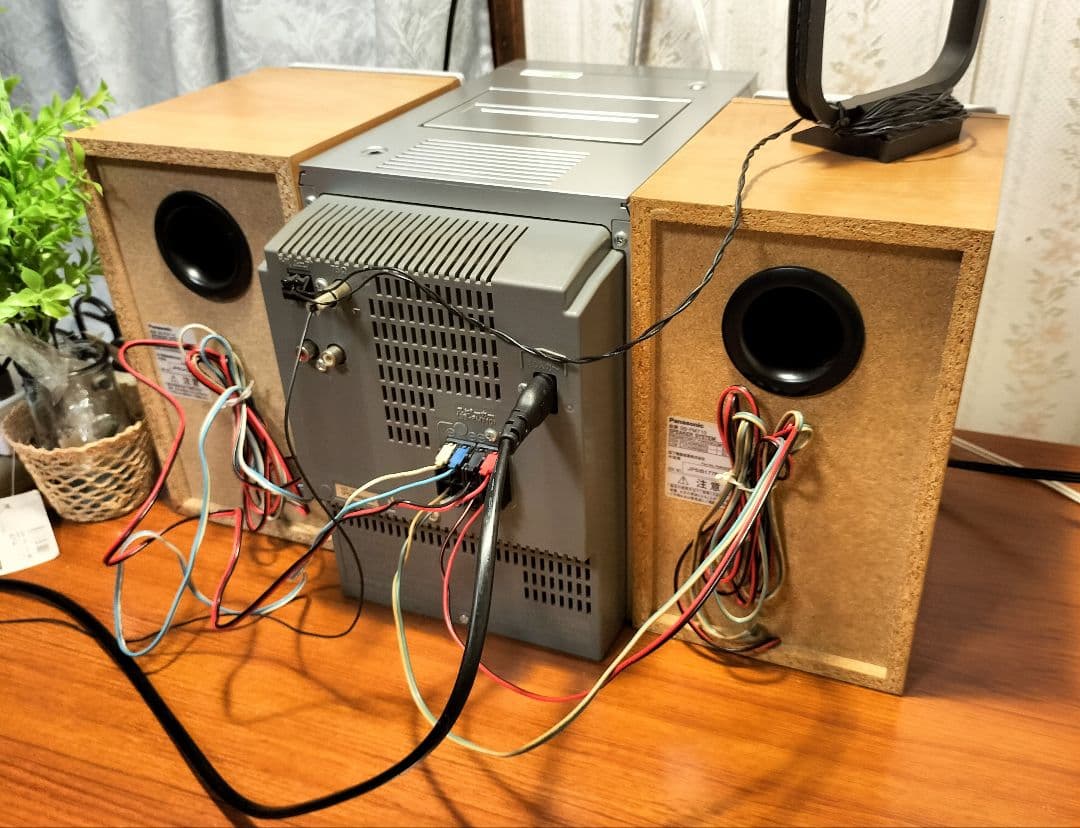 panasonicミニコンポSA-PM710SD取扱い説明書リモコン付き