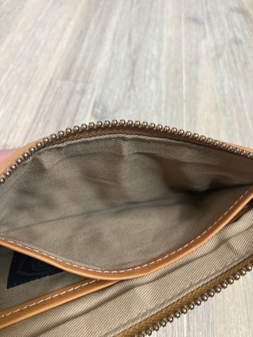 バックドロップ　BULLET ベージュ キャンバス 長財布