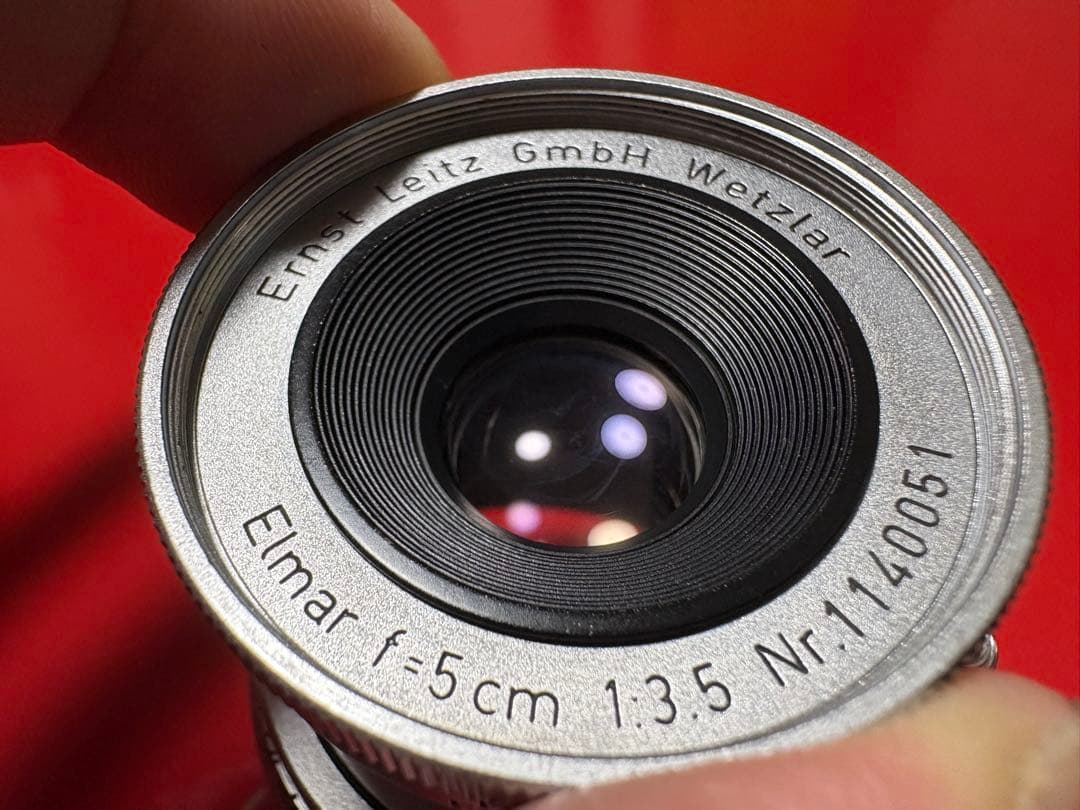 やや希少 Leica Elmar 50mm 5cm f3.5 OH Mマウント