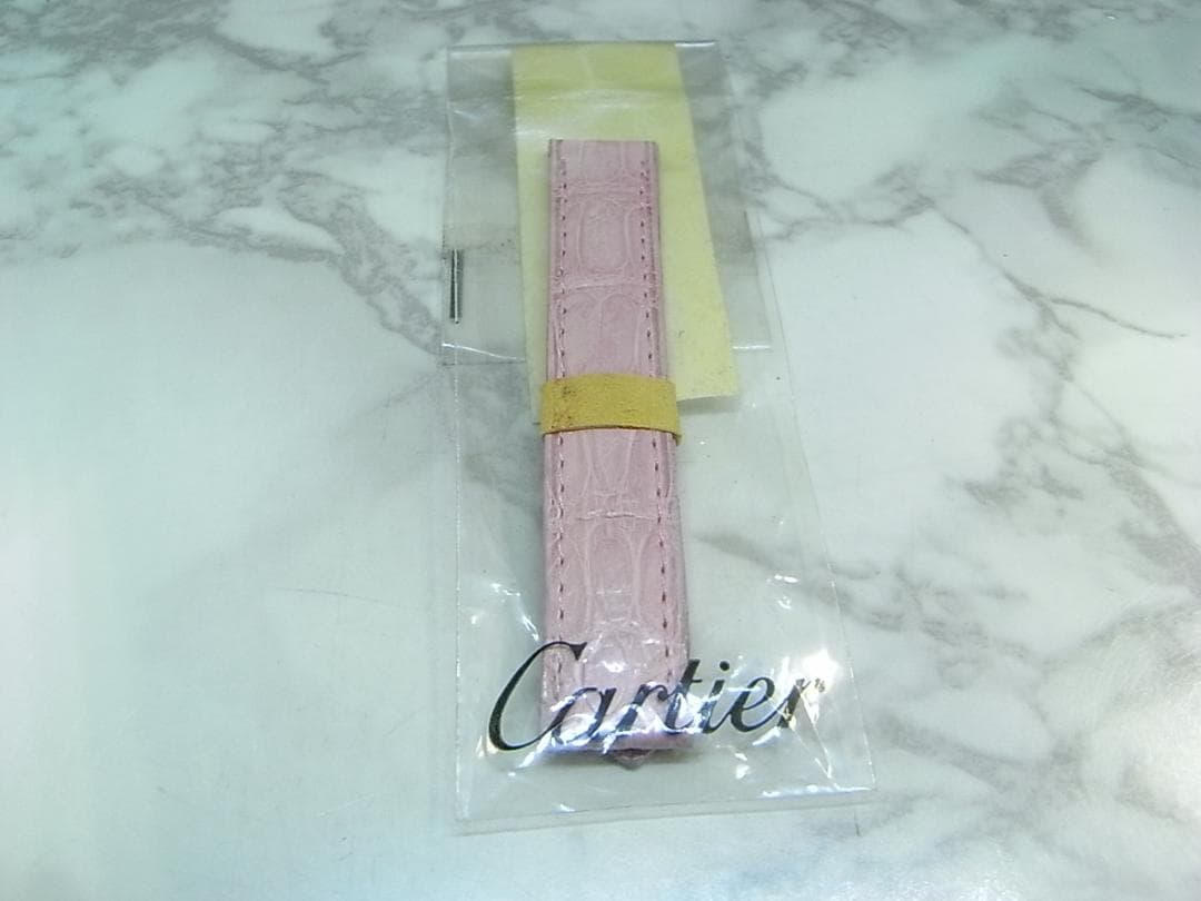 coin様　　カルティエ　純正　クロコダイル　ベルト　Ｄバックル用　ピンク