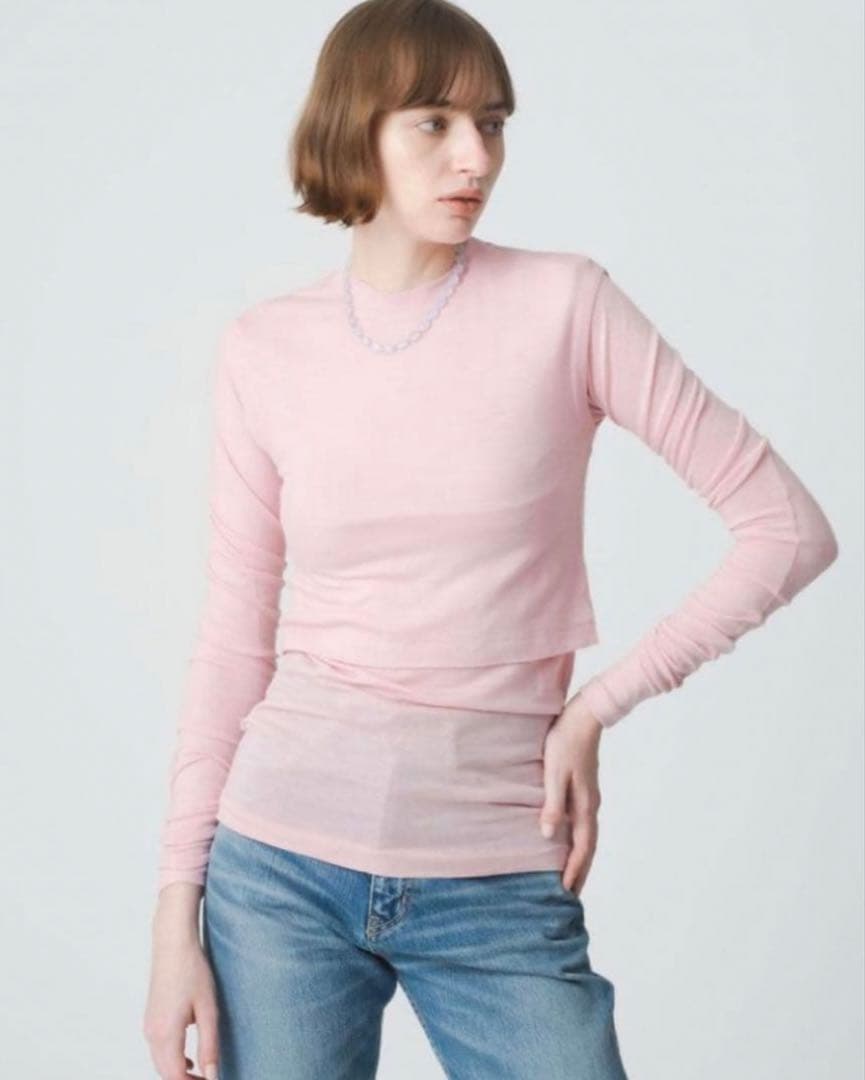 auralee シースルートップス