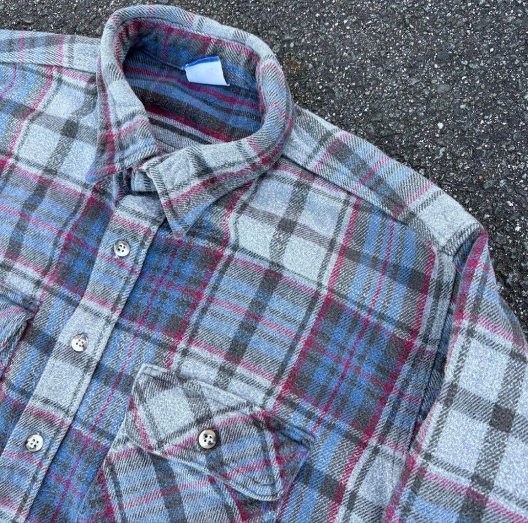 好配色 80s マイティーマック vtg ネルシャツ ビッグマック