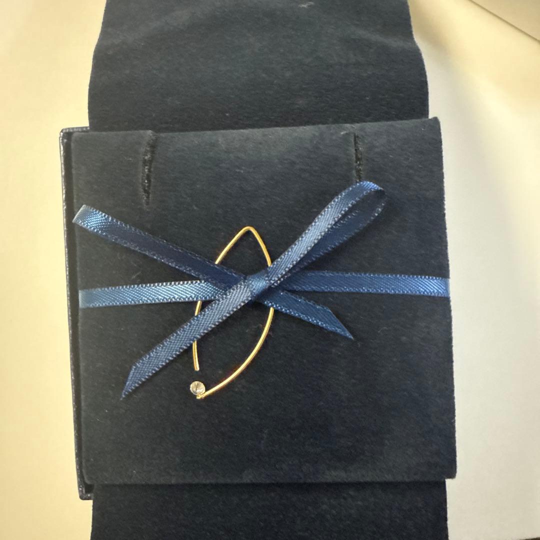 AHKAH ベアリーフ ピアス ( 片耳 ) 箱付き