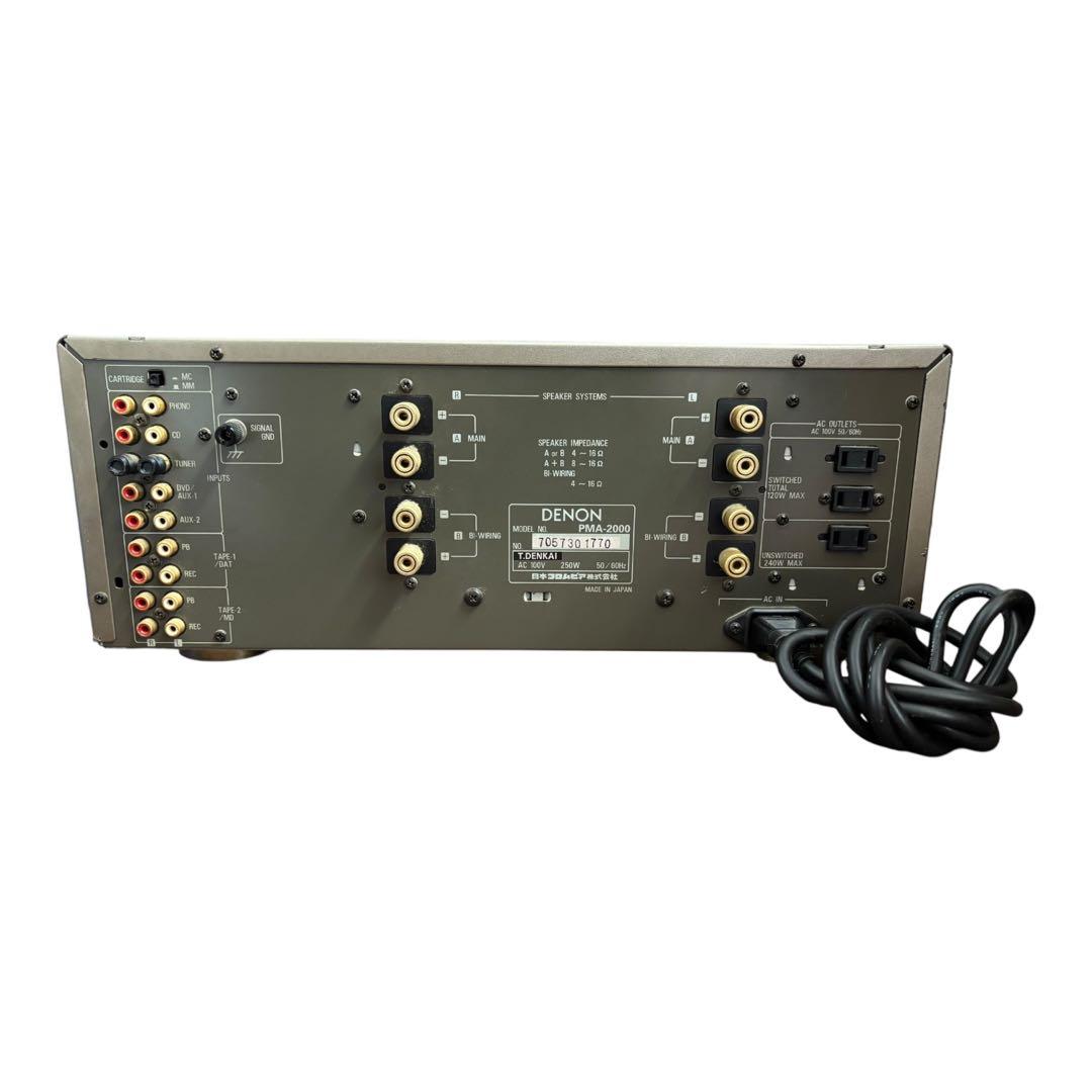 通電確認済⭐︎DENON PMA-2000 プリメインアンプ