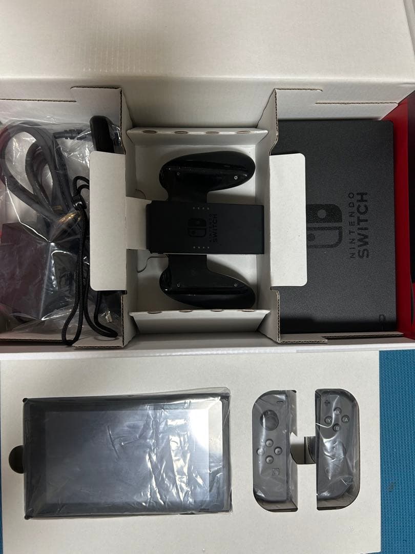 Nintendo Switch バッテリー強化版 本体 グレー 完備品