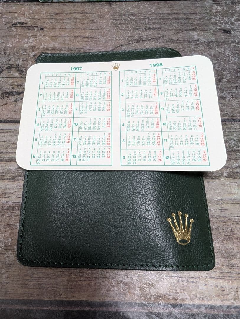 ROLEX OYSTER グリーンレザーケース（箱のみ）