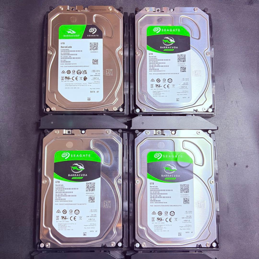 【本日限定価格】Synology DS918+ NAS 6TB×4 24TB