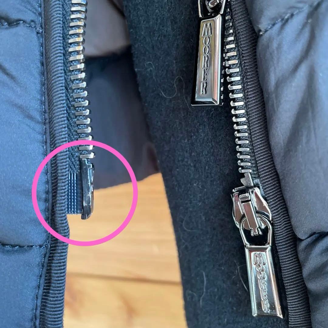 ムーレー　MooRER レディース44　ファー付ダウンジャケット　値下げ❗️