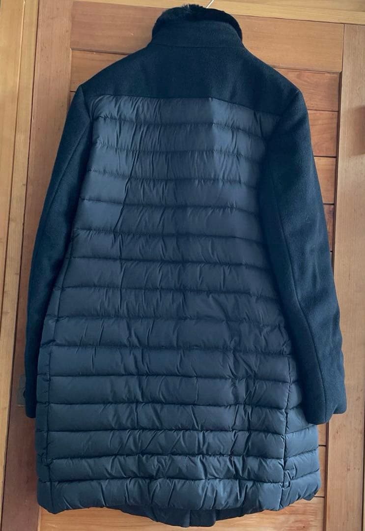 ムーレー　MooRER レディース44　ファー付ダウンジャケット　値下げ❗️