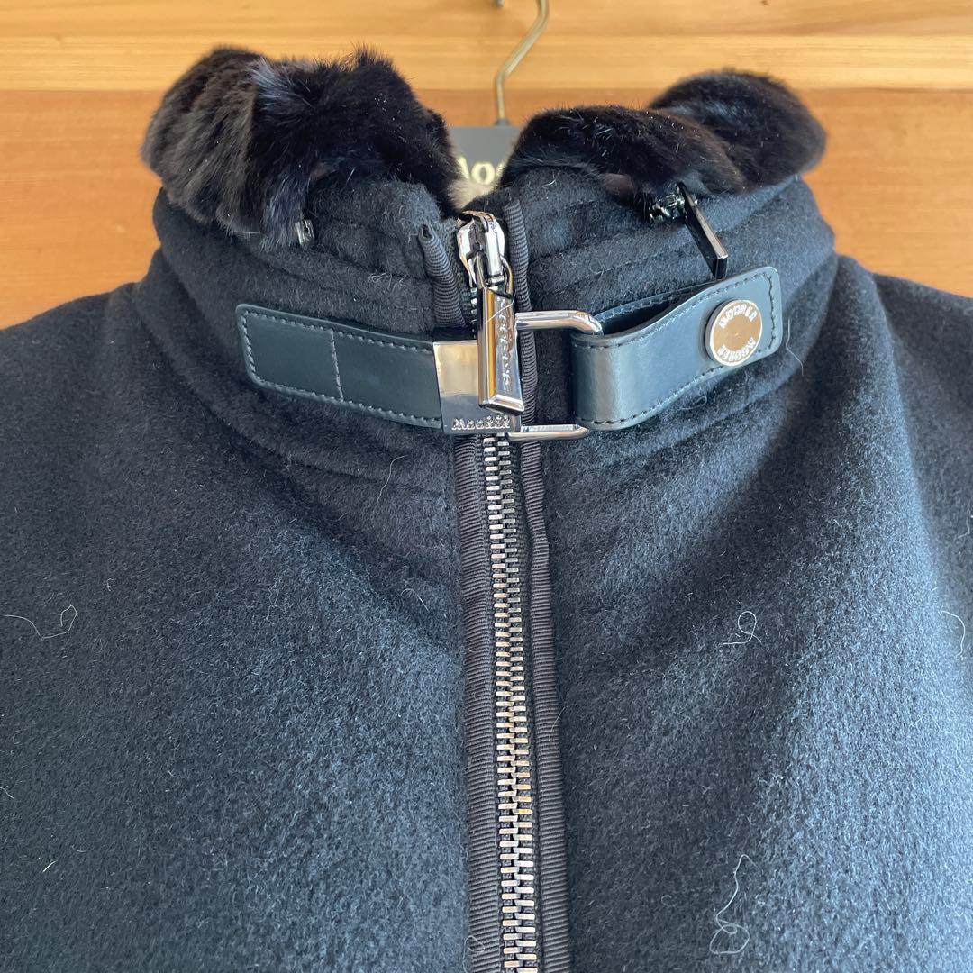 ムーレー　MooRER レディース44　ファー付ダウンジャケット　値下げ❗️