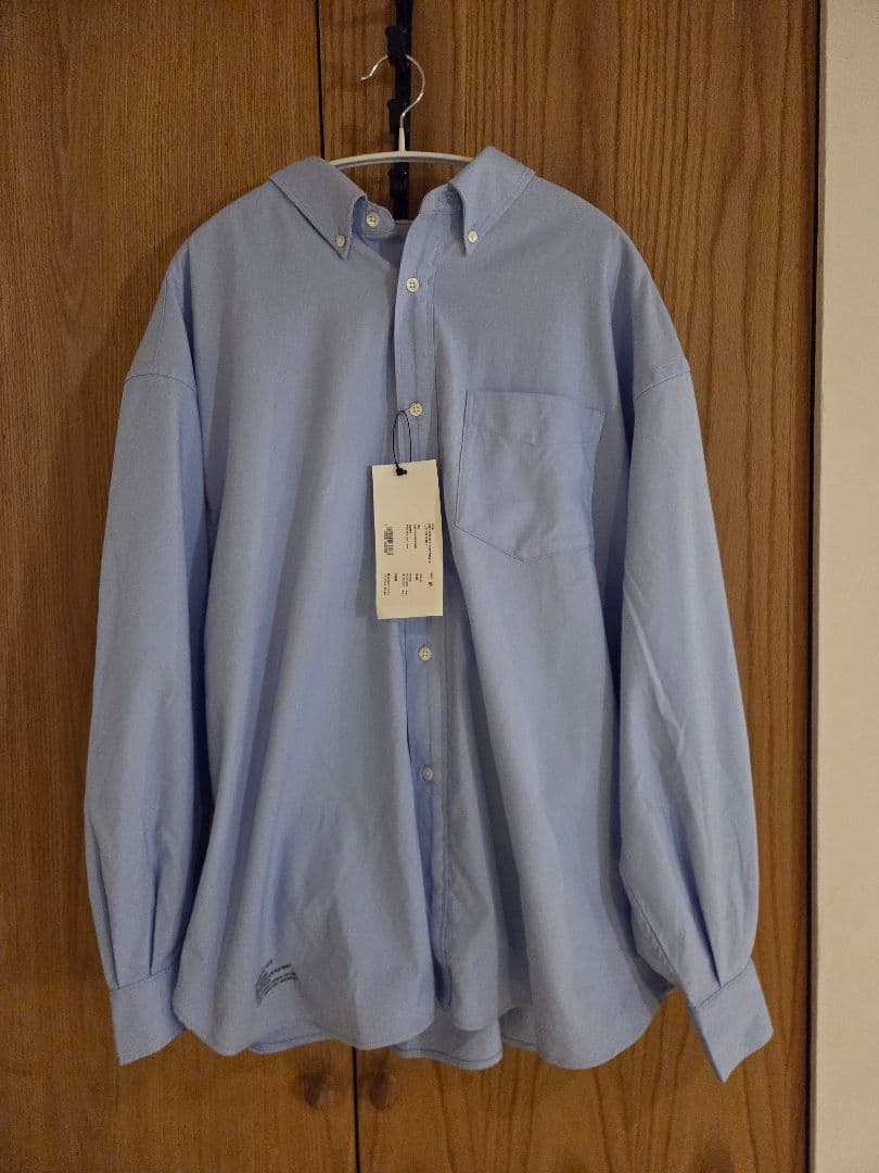 フレッシュサービス DRY OXFORD L/S SHIRT BLUE