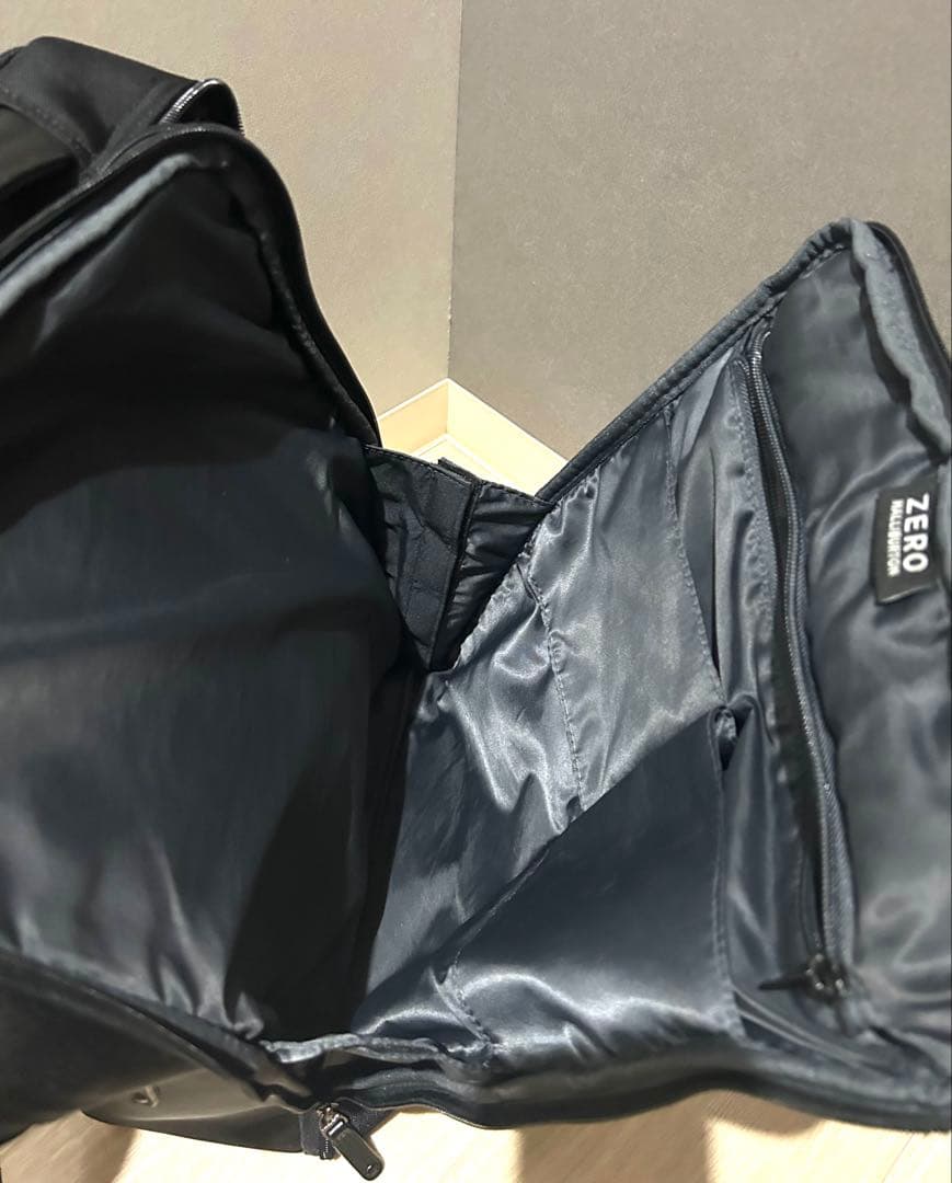 美品 ゼロハリバートン ビジネスバッグ リュック バックパック ブラック　訳アリ