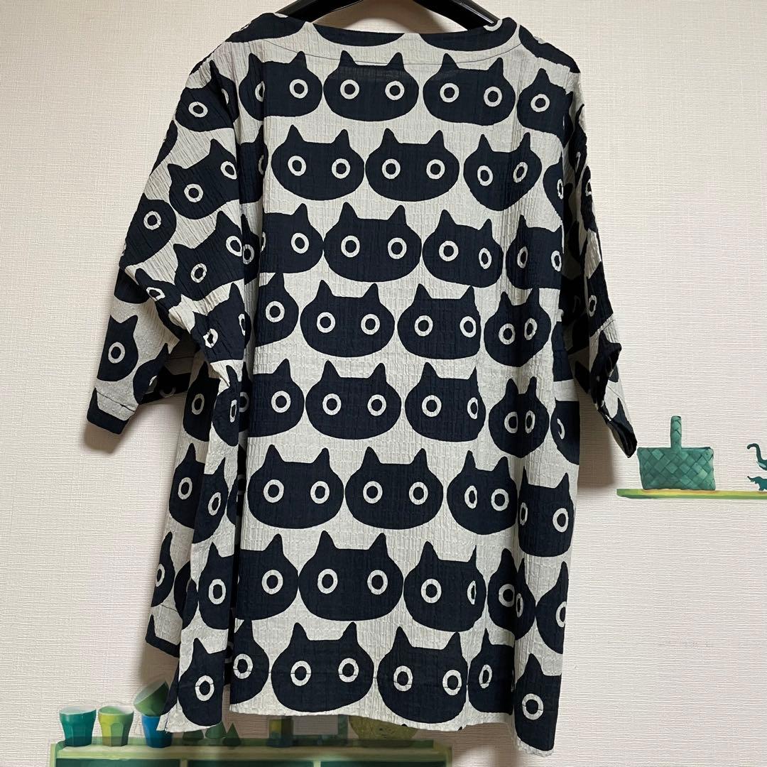 新品　マタノアツコ MEME総柄パジャマ「Mサイズ・楊柳ピケ」④