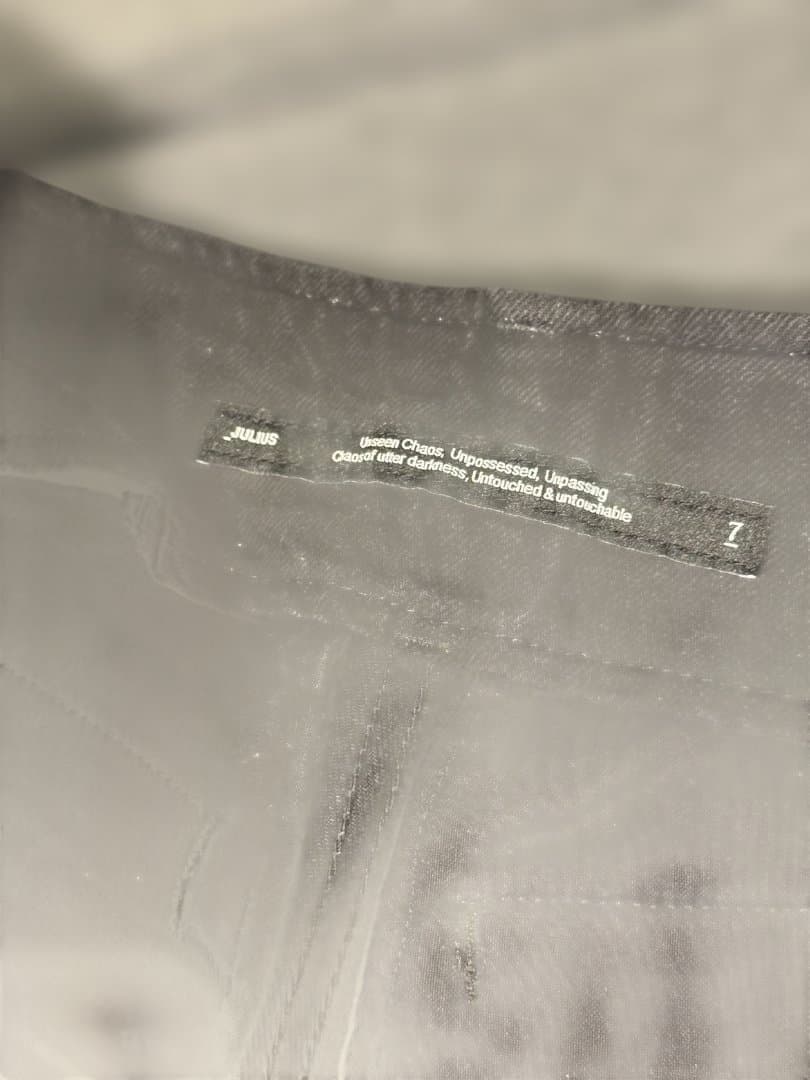 パンツ JULIUS 887PAM7 Silver / Johd Pant opium