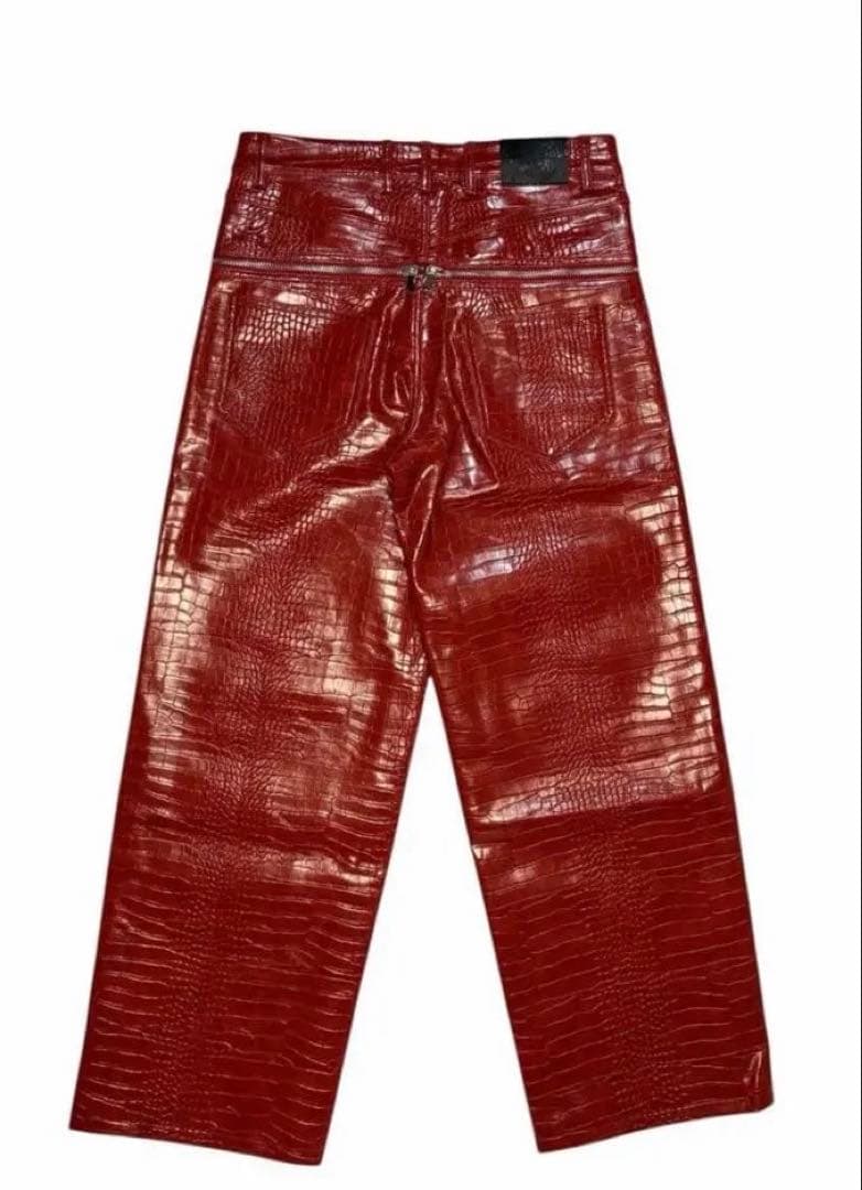 goar.archive クロコ レザー origami着用