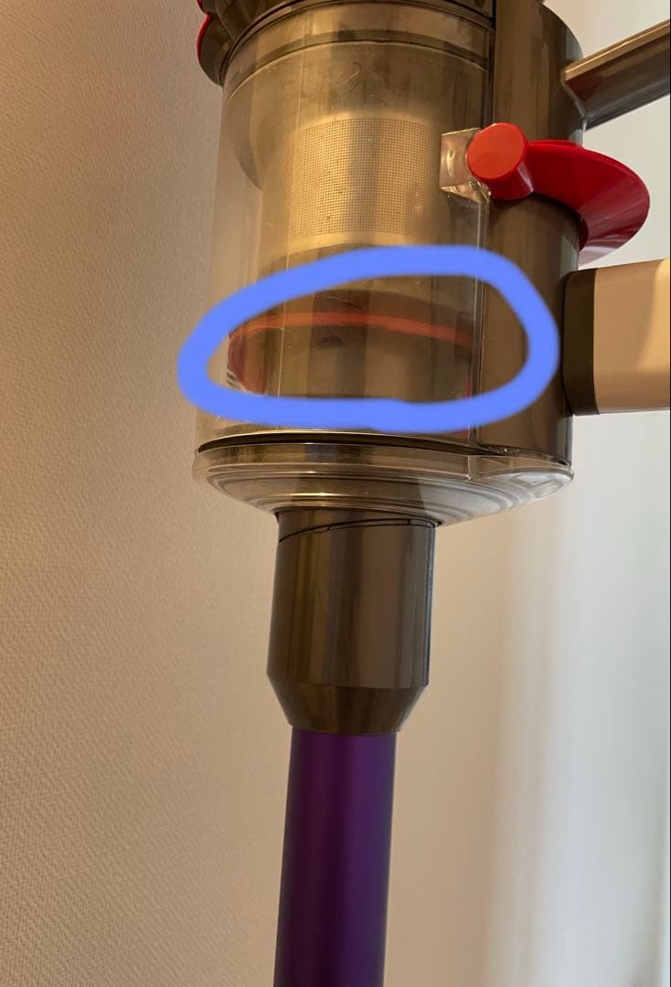 郵送要相談　ダイソン掃除機　パッキンはずれあり　SV18FFNSSS