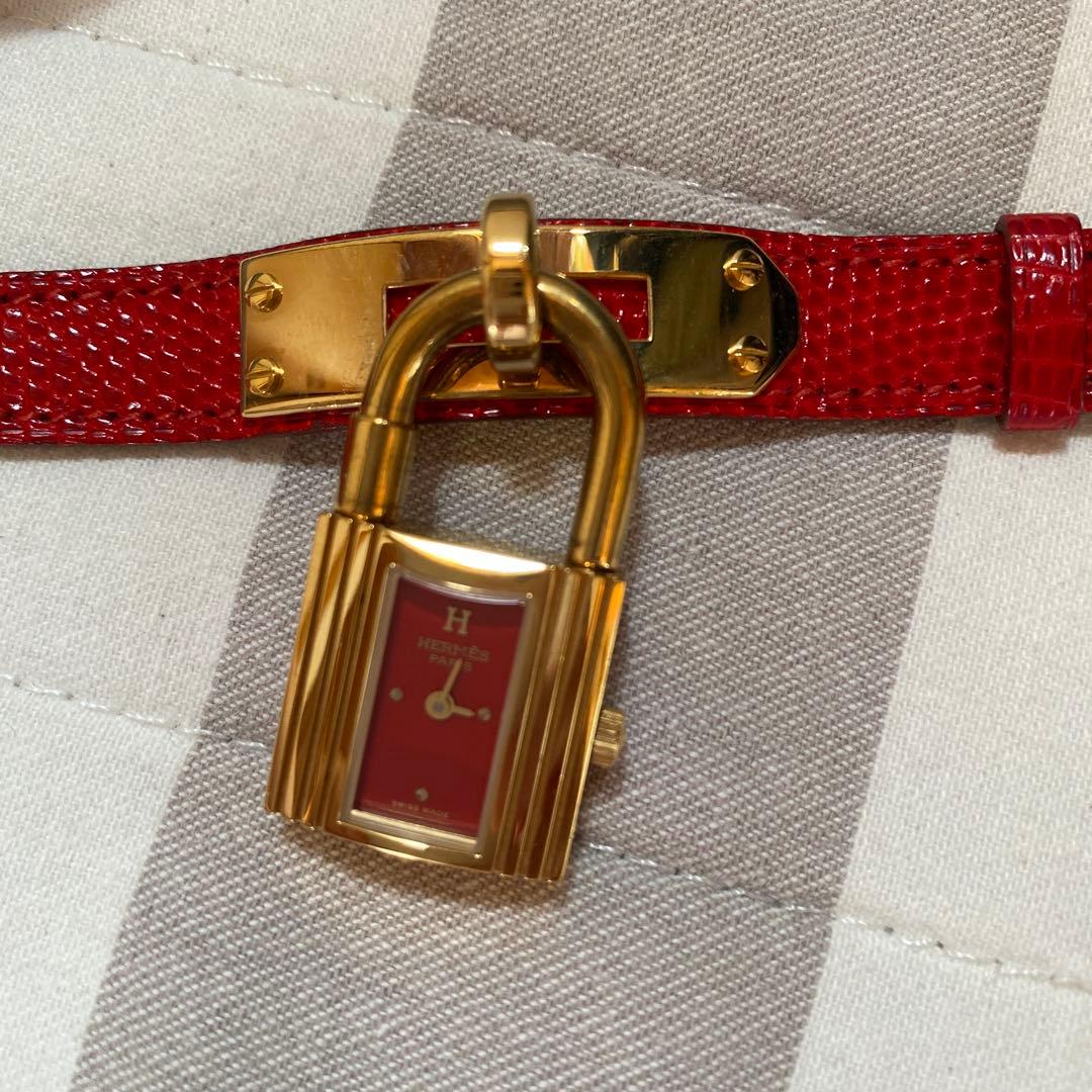 HERMES ケリーレッド 時計