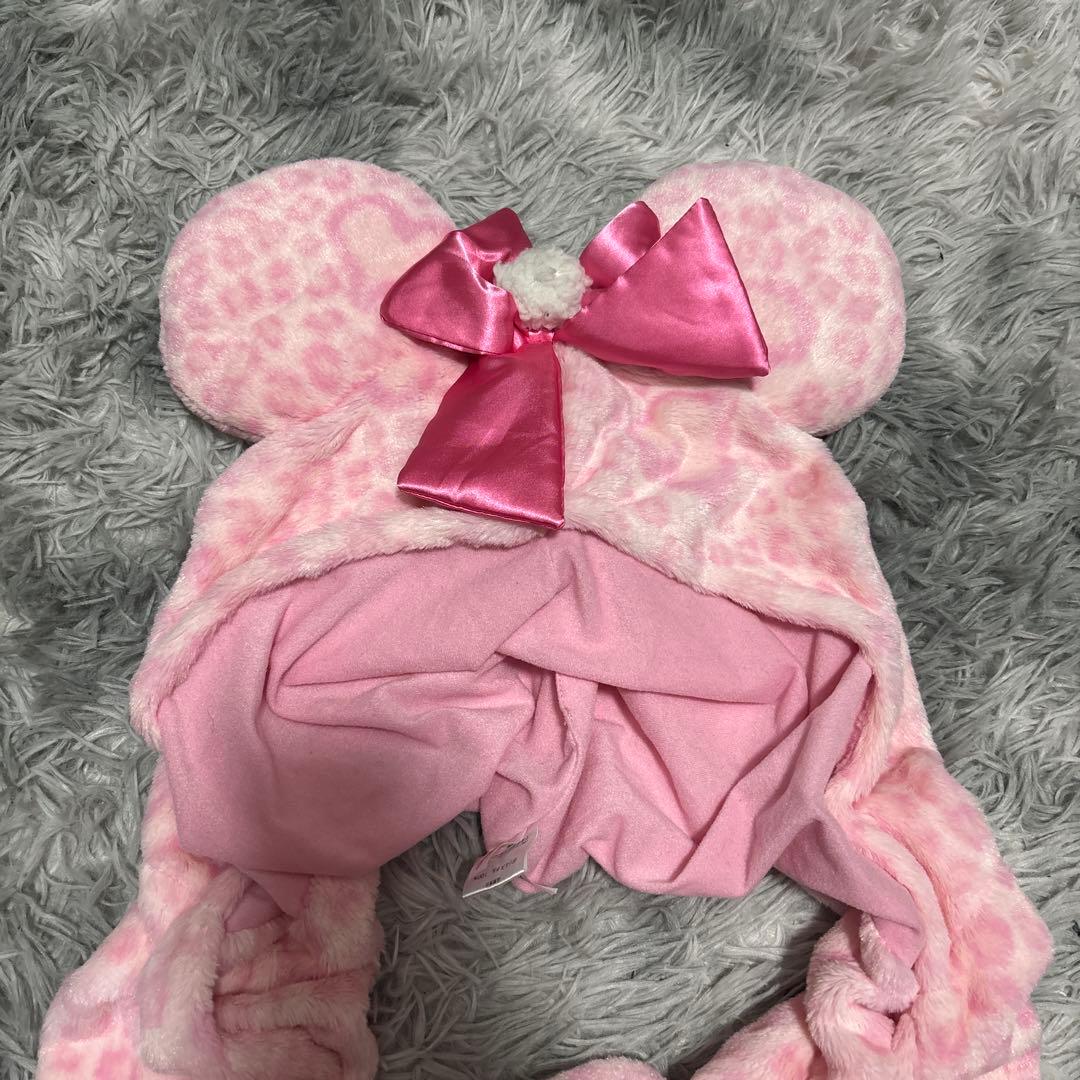 ディズニー ミッキー風耳付きフード