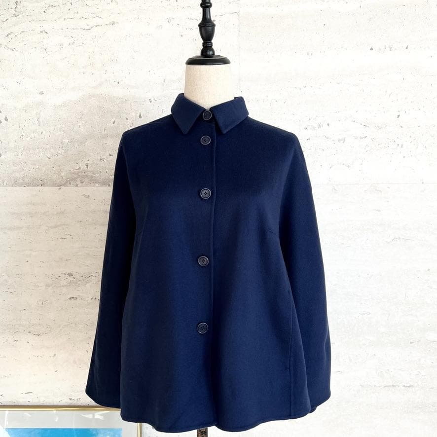 極美品★LOROPIANA★カシミヤ★レザー★ダブルフェイス★ジャケット★コート