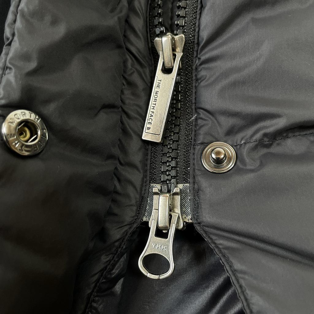 ノースフェイス　ロングダウン　ダウンジャケット　600　レディースXL　ブラック