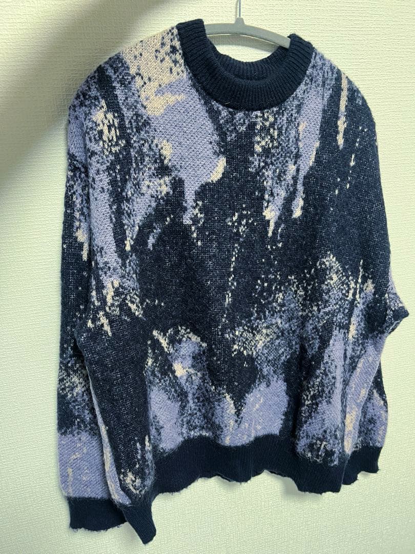 MAISON SPECIAL モヘヤシャギークルーネックニットプルオーバー/01