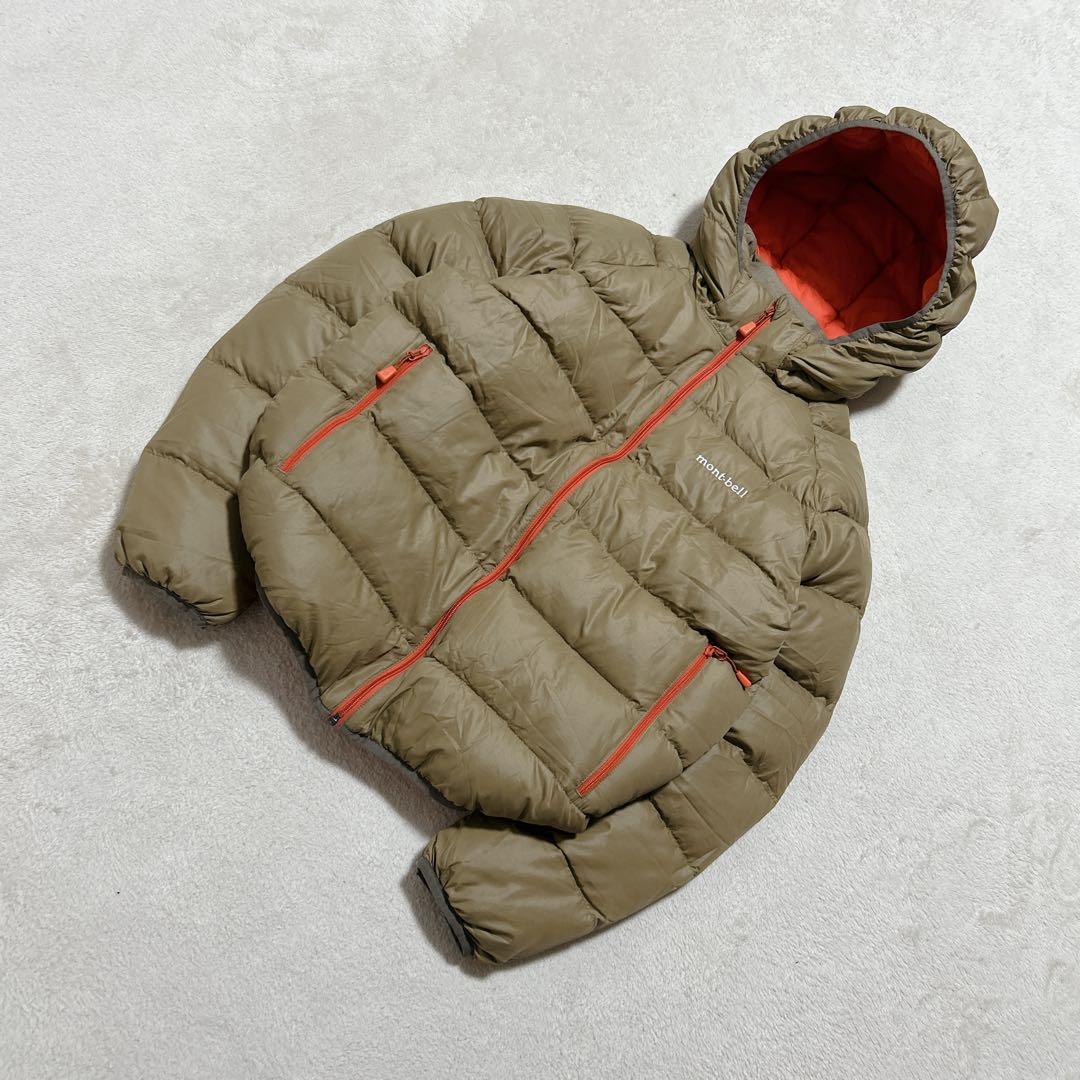 短丈 mont-bell down jacket parka beige y2k