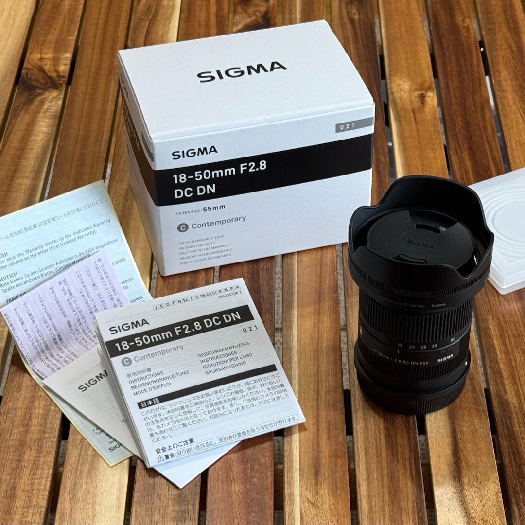 SIGMA 18-50mm F2.8 DC DN Lマウントシグマズームレンズ
