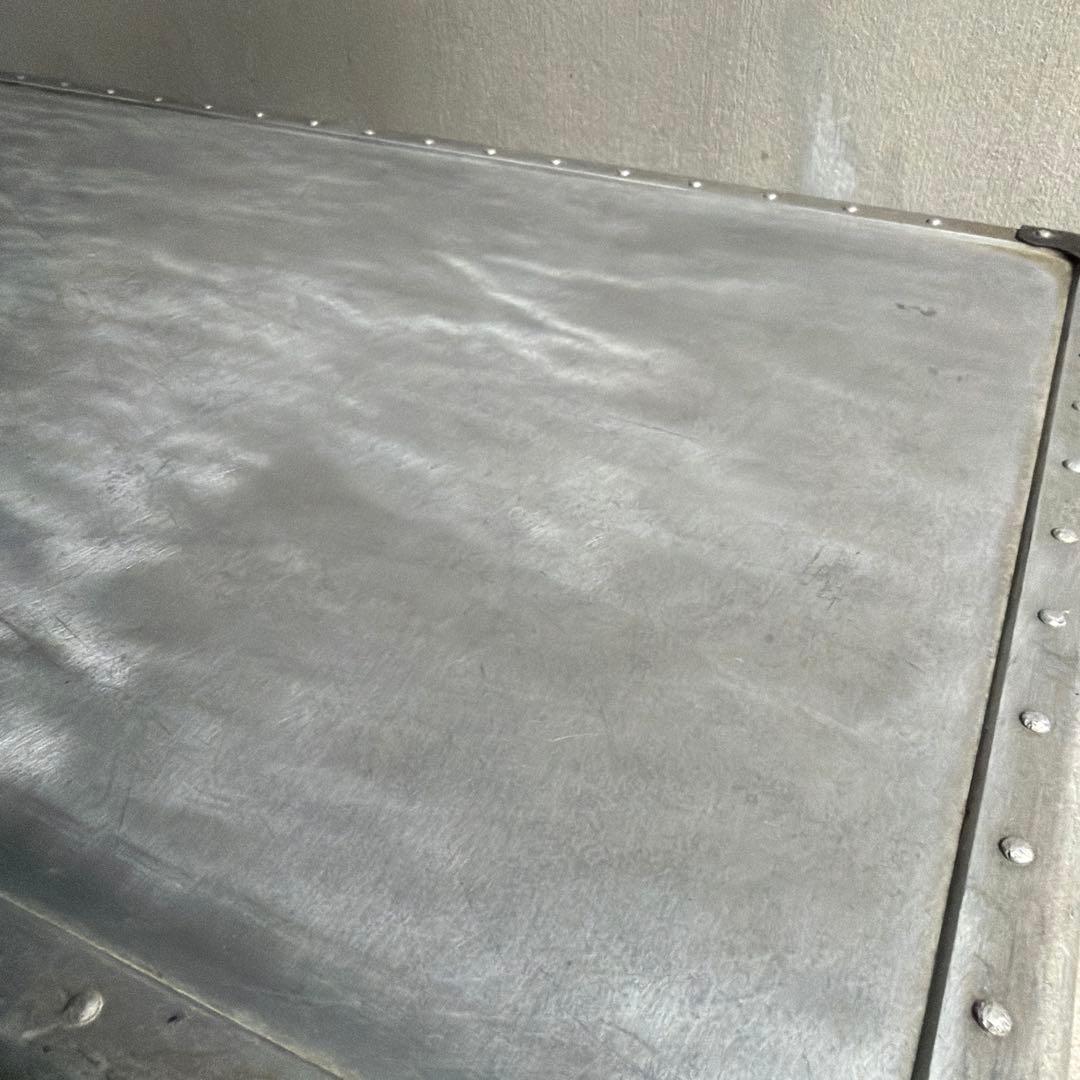 オールドビンテージ US製　アルミケース　ジュラルミントランクケース